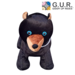 Bigi Basic Black Bear Animal Scooter