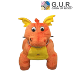Bigi Basic Orange Dragon Animal Scooter